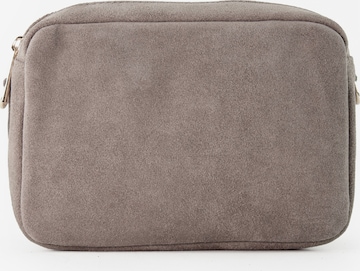 lePelou - Bolso de hombro 'VIOLA' en gris: frente