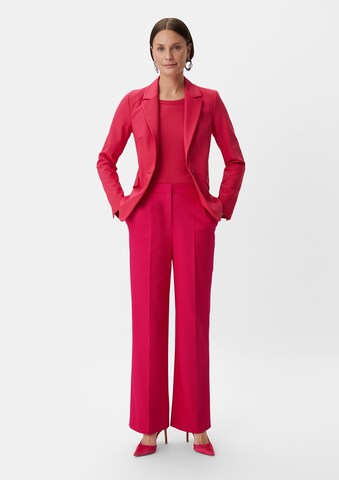 COMMA Wide leg Pantalon in Roze: voorkant