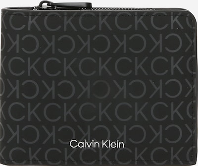 Calvin Klein Портмоне в сиво / черно / бяло, Преглед на продукта