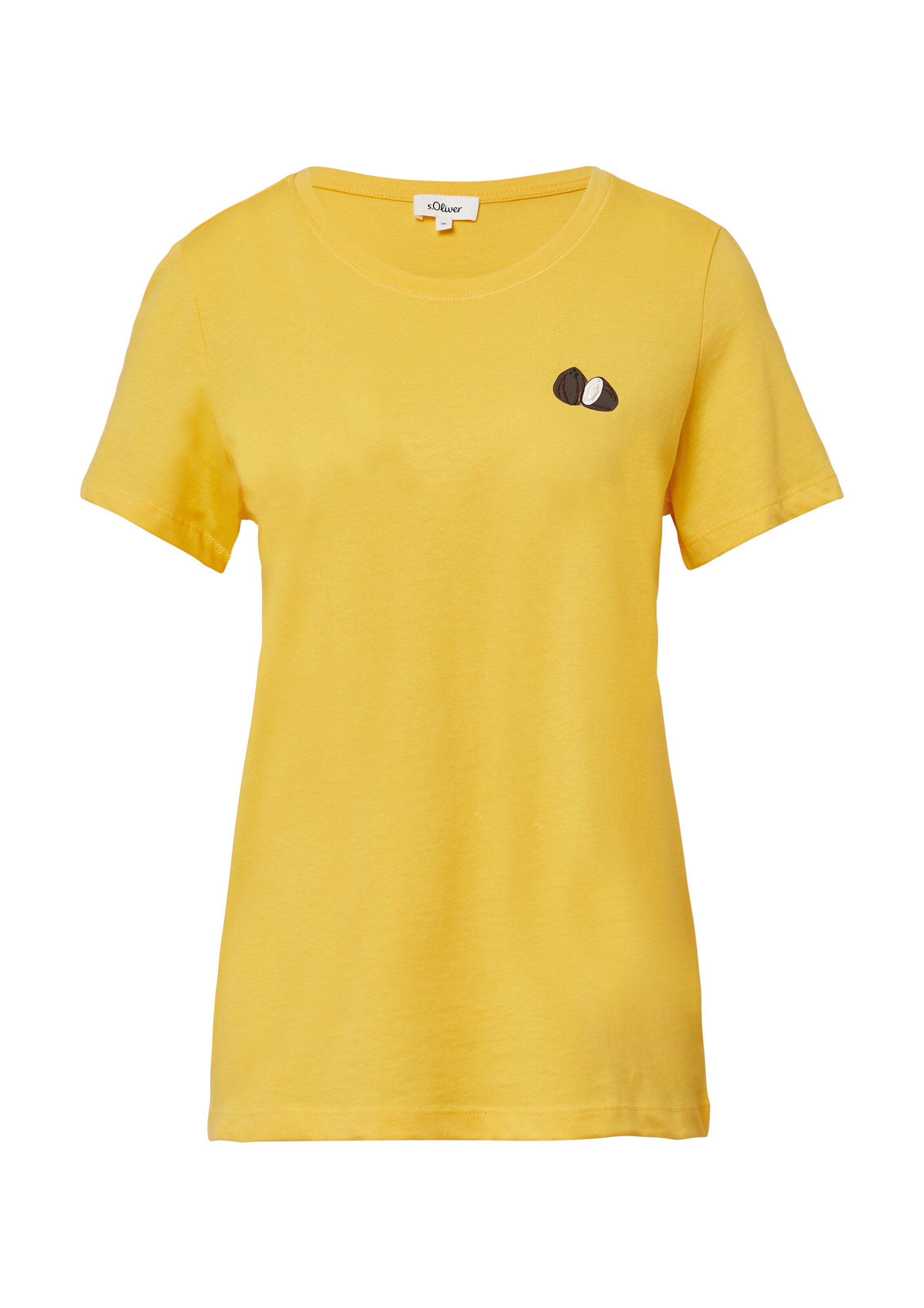 s.Oliver Shirt in Gelb: Vorderseite