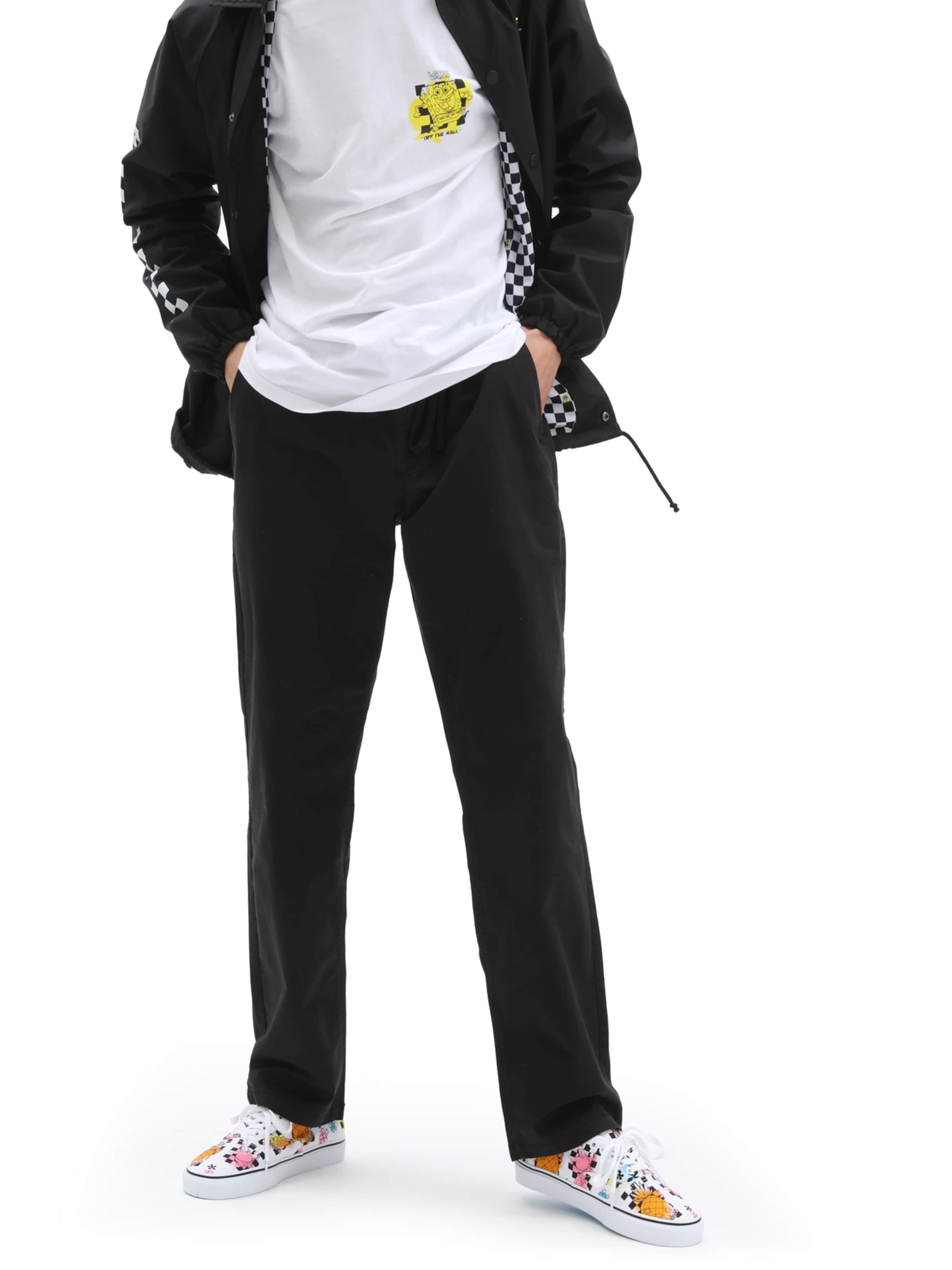 VANS Обычный Штаны в Черный: спереди