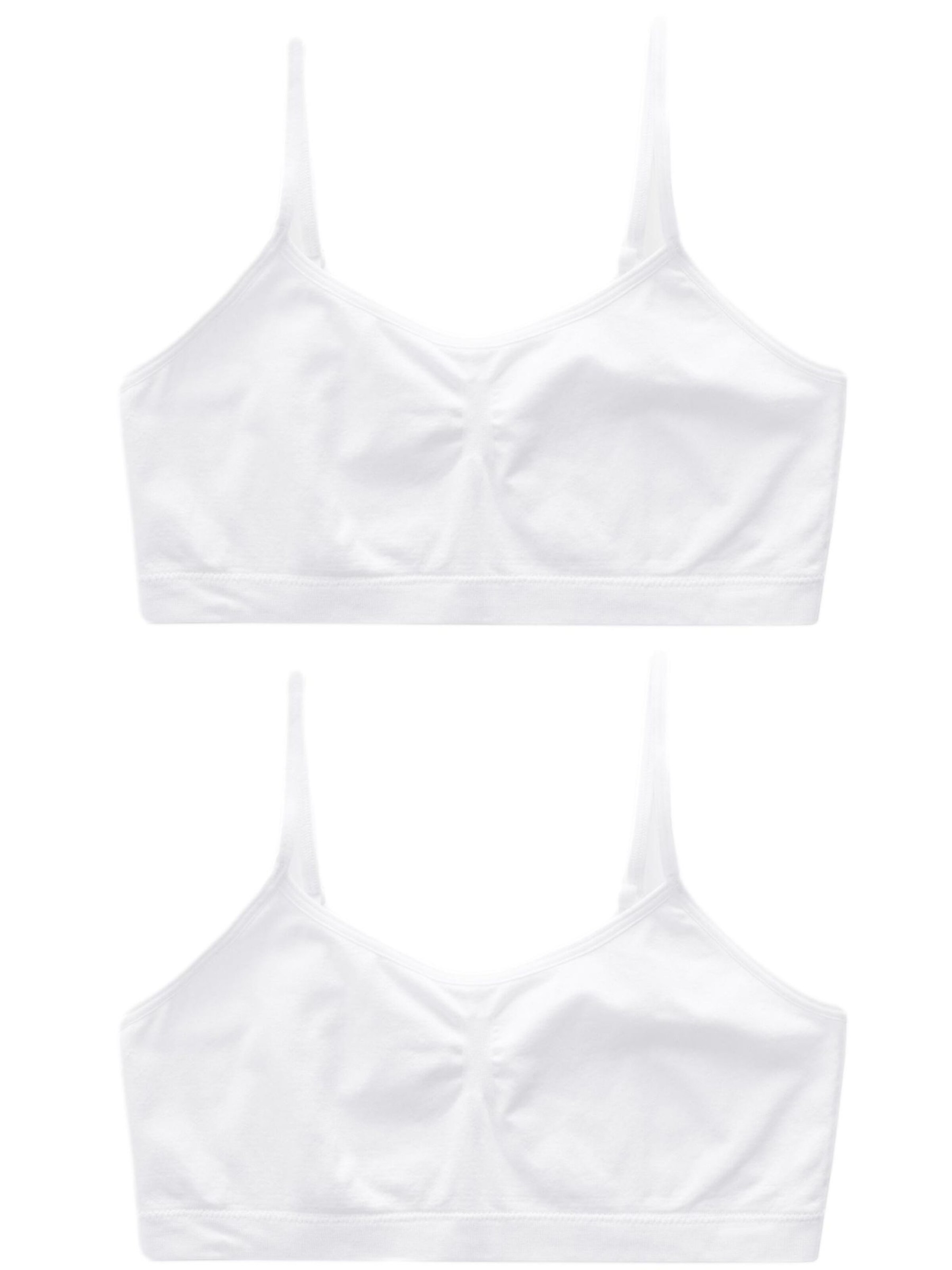Next T-shirt Bra in White: front