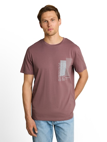 TOM TAILOR DENIM Shirt in Purple: front