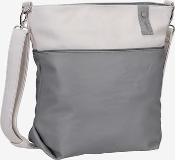 ZWEI Crossbody Bag 'Jana' in Grey: front