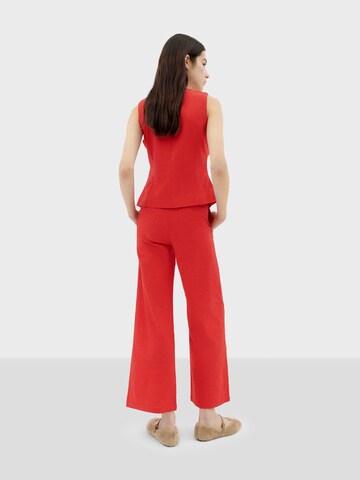 Thinking MU Wide Leg Hosen 'Karina' in Rot