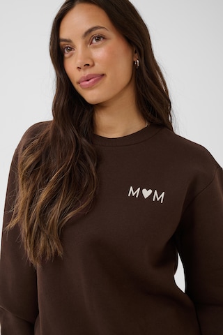 Kaffe Sweatshirt in Braun