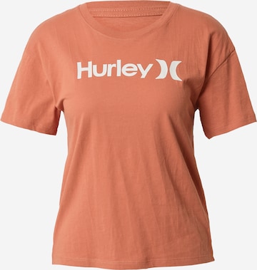 Hurley Λειτουργικό μπλουζάκι σε κόκκινο: μπροστά