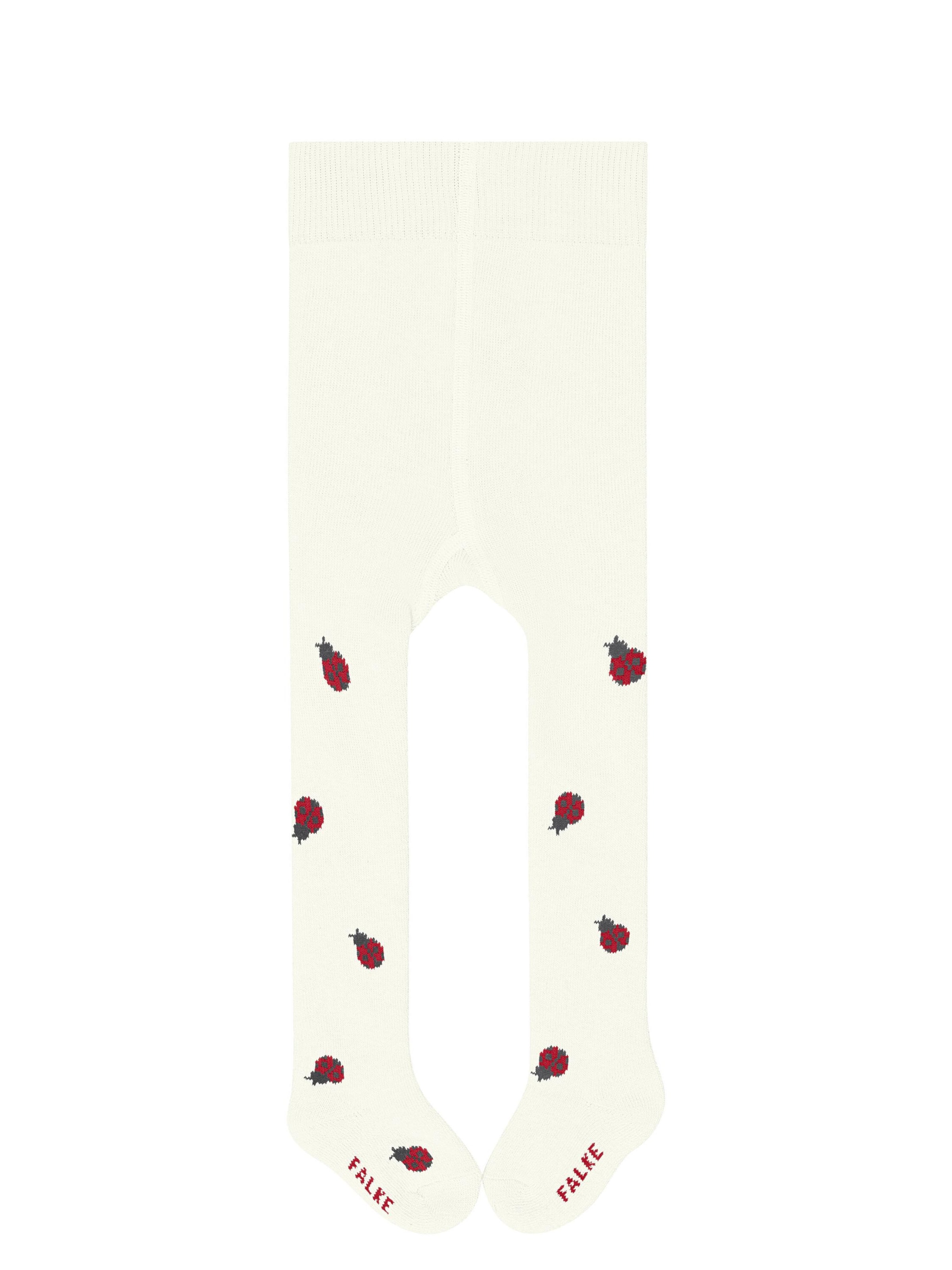 FALKE Strumpfhose 'Cute Ladybug'‌‌‌ in Weiß: Vorderseite