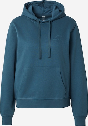ONLY PLAY Urheilullinen collegepaita 'ONPJONI' värissä sininen: etupuoli
