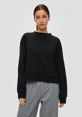 QS Sweatshirt in Black: front