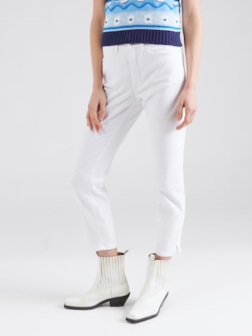 MAC Slimfit Παντελόνι τσίνο 'DREAM SUMMER' σε λευκό: μπροστά