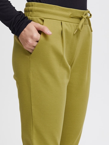 Effilé Pantalon 'KATE' ICHI en vert