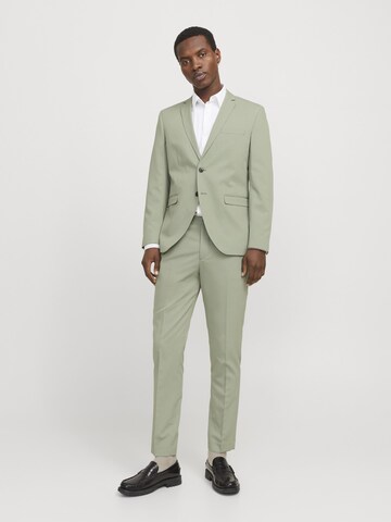 JACK & JONES Slim fit Pleated Pants 'JPRFranco' in Green