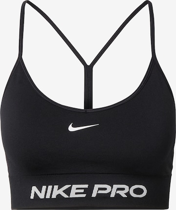 Reggiseno sportivo 'Pro' di NIKE in nero: frontale