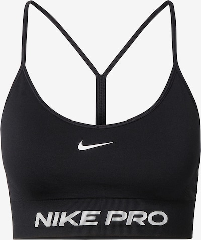 NIKE Urheilurintaliivit 'Pro' koossa XS värissä musta / valkoinen, Tuotenäkymä
