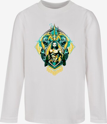 ABSOLUTE CULT Shirt 'Aquaman - The Trench' in White: front