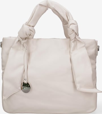 Shopper 'Borsa Shopper Donna Ecopelle con Zip e Tracolla Regolabile' di Diana&Co. in beige: frontale