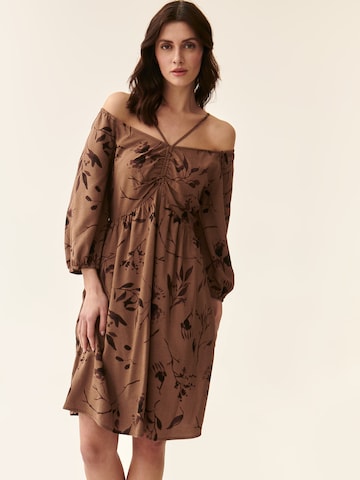 Robe 'PALMIKA' TATUUM en marron : devant