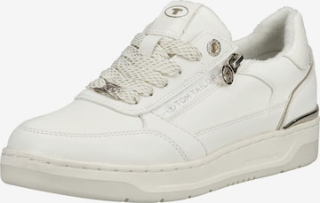 TOM TAILOR Sneakers laag in Wit: voorkant