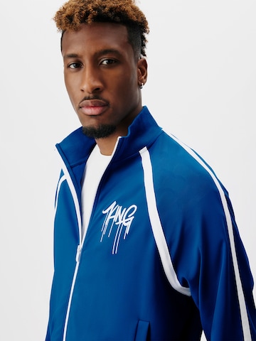 ABOUT YOU x Kingsley Coman Sweat jacket 'Dylan' in Blue