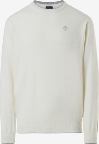 North Sails Sweater in White: front