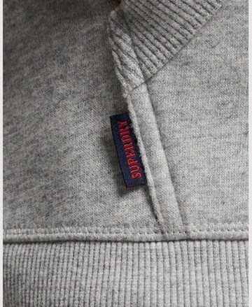 Superdry Zip-Up Hoodie 'Essential' in Grey