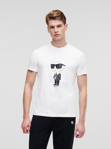 Karl Lagerfeld Shirt in Wit: voorkant