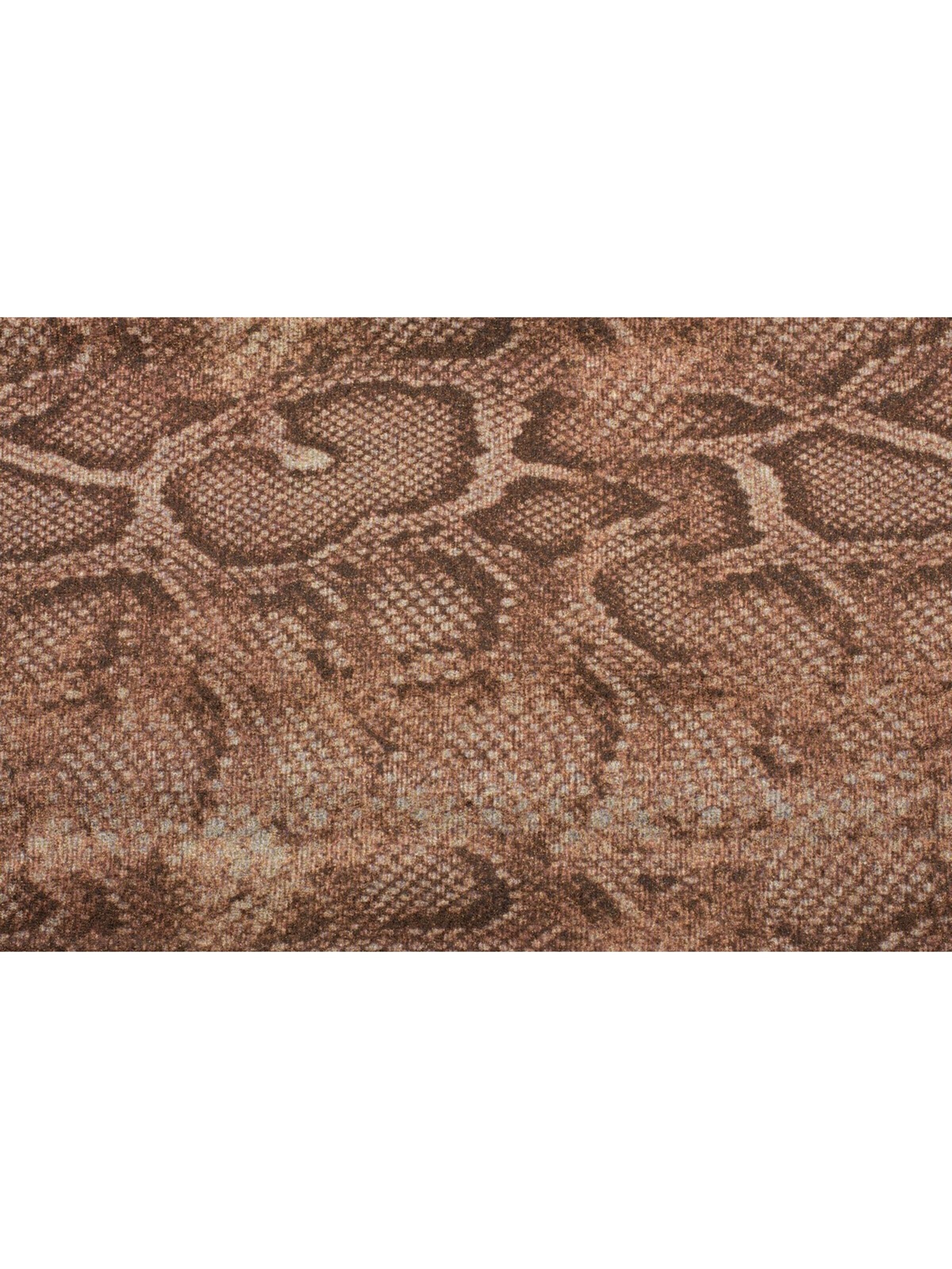 styleBREAKER Schlauchschal 'Loop Schal Glitzer Schlangen Muster'‌ in Braun
