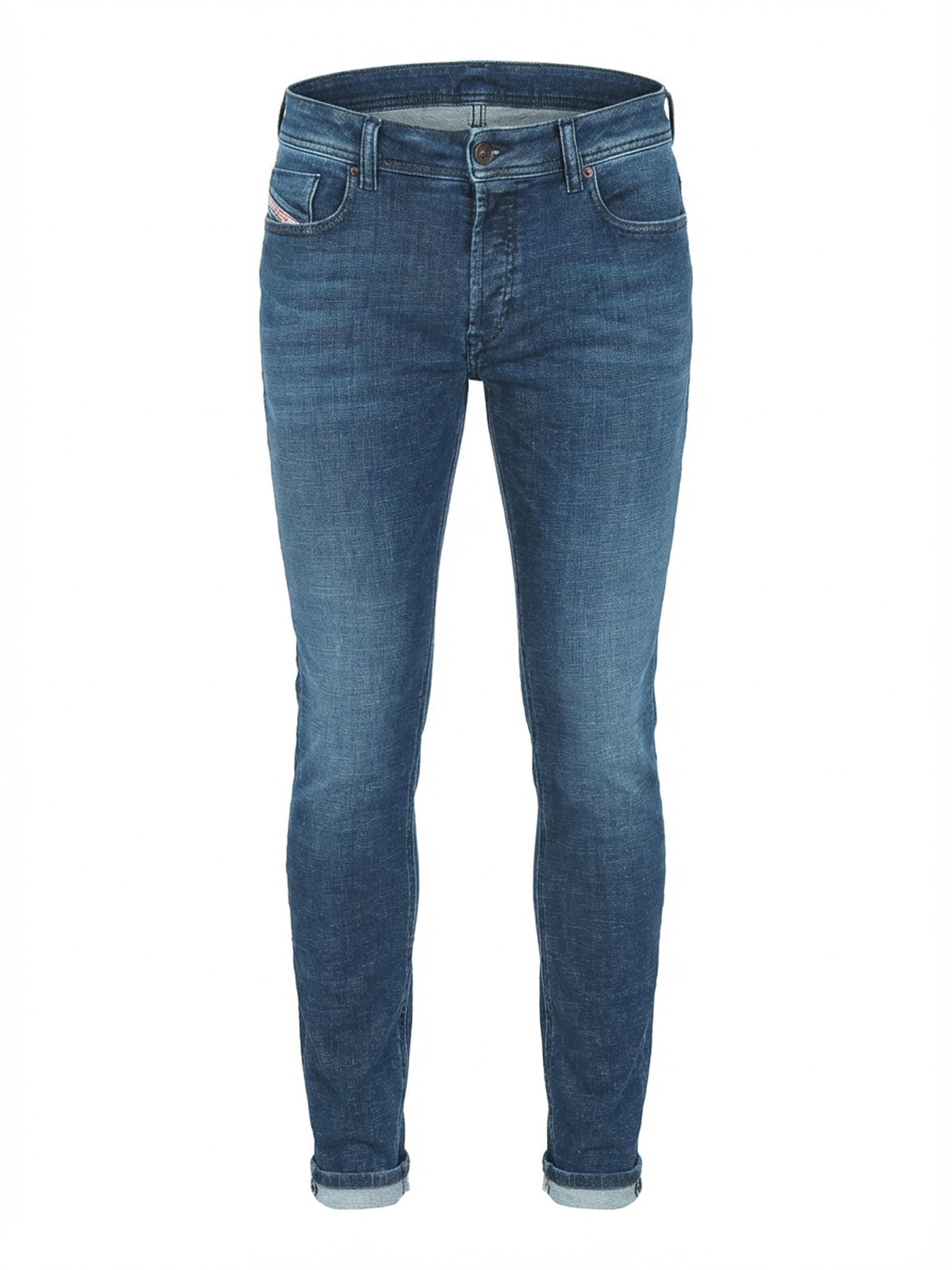 DIESEL Skinny Jeans 'TROXER' in Blue: front