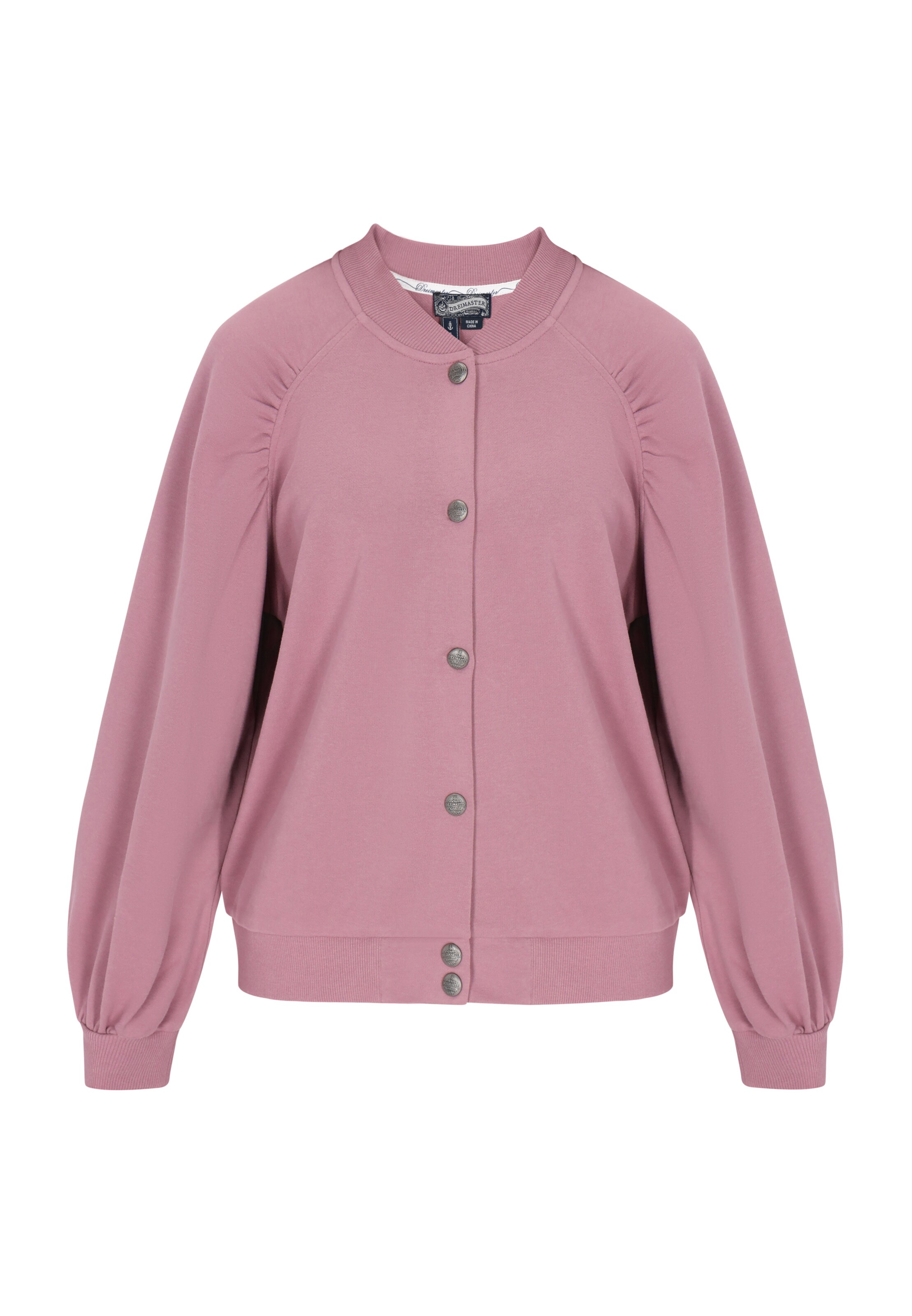 DreiMaster Vintage Φθινοπωρινό και ανοιξιάτικο μπουφάν σε ροζ: μπροστά