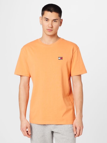 Tommy Jeans Μπλουζάκι σε πορτοκαλί: μπροστά