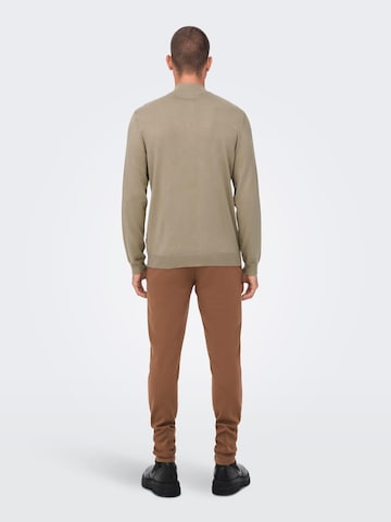 Pullover 'Wyler' di Only & Sons in grigio