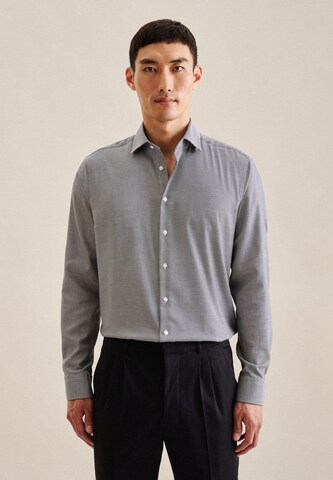 Coupe regular Chemise 'SMART CLASSICS' SEIDENSTICKER en bleu : devant