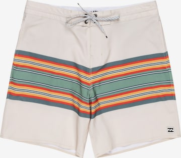 Boardshorts 'Spinner 17.5' BILLABONG en blanc : devant