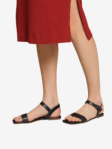 ESPRIT Sandals in Black: front