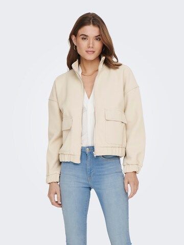 Veste mi-saison 'Kenzie' ONLY en beige : devant