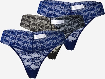 Lindex - Tanga em azul: frente