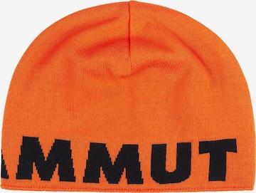 MAMMUT Mütze ‘Logo’ in Orange: Vorderseite