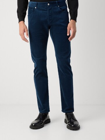 mėlyna SCOTCH & SODA Prigludęs Kelnės: priekis