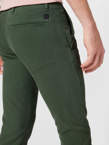 BOSS Regular Chino Pants 'Taber' in Green