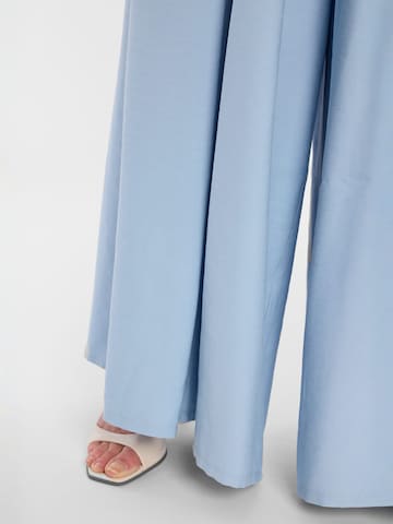 Ana Alcazar Regular Bandplooibroek 'Doria' in Blauw