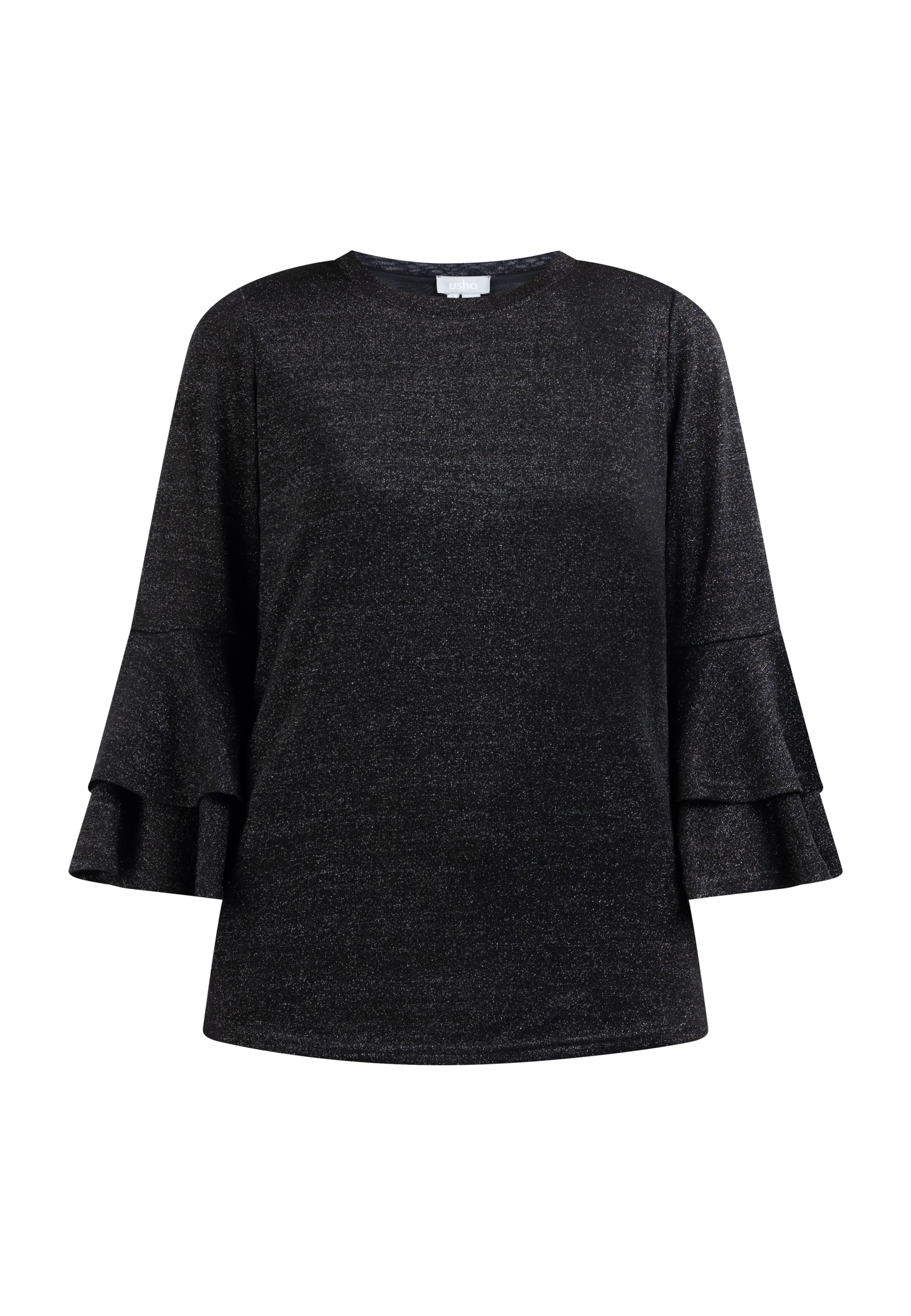 Usha Shirts i sort: forside