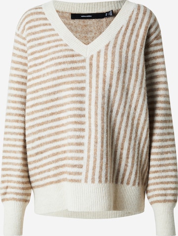 VERO MODA Neulepaita 'VMURANUS' värissä beige: etupuoli