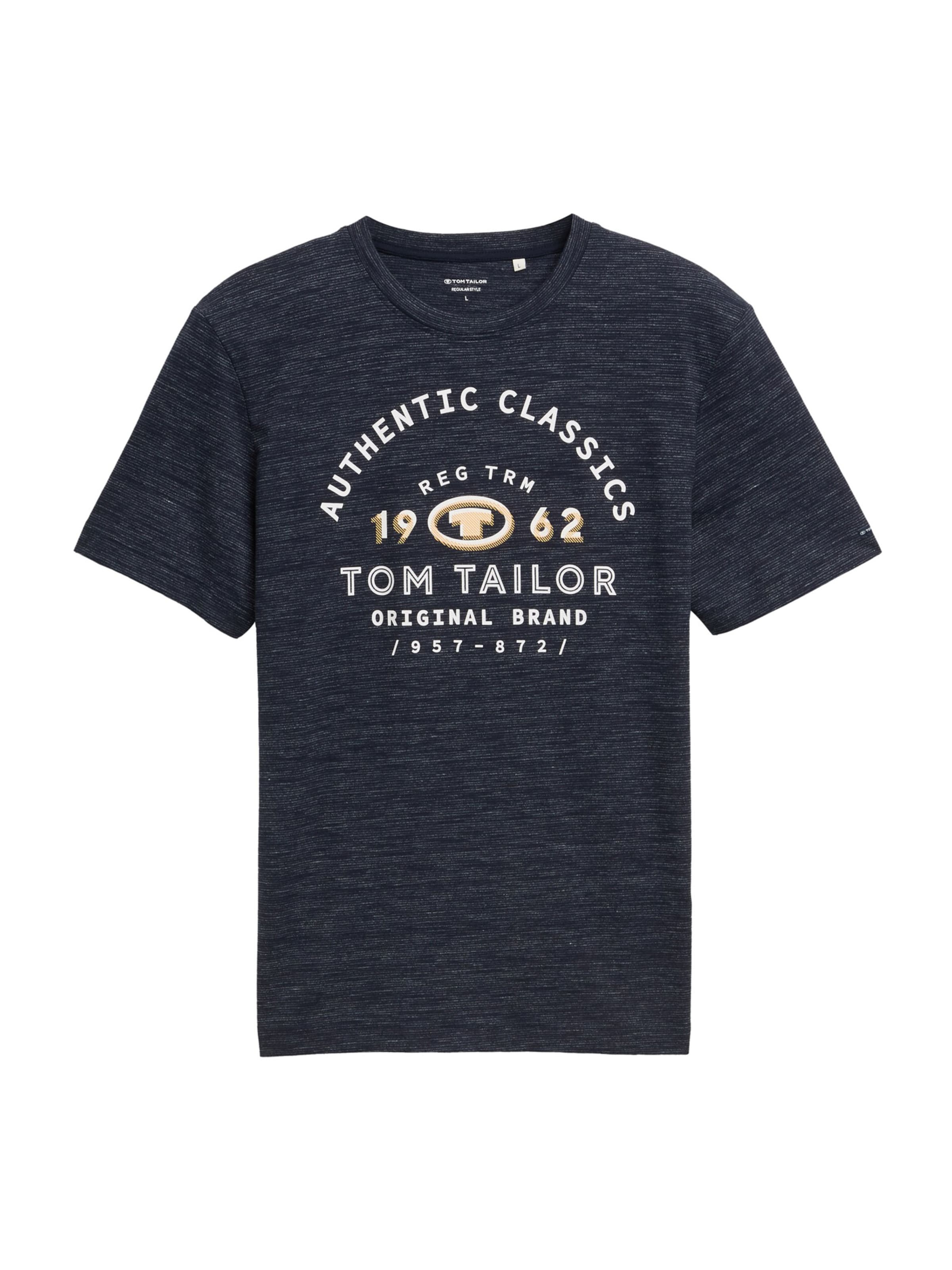 TOM TAILOR Μπλουζάκι σε μπλε: μπροστά