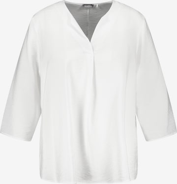 SAMOON Blouse in White: front