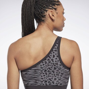 Reebok Bustier Sports-BH i grå