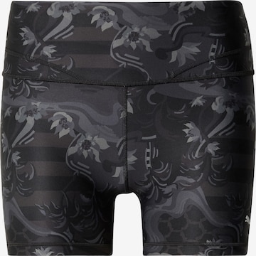 PUMA Skinny Urheiluhousut 'League' värissä musta: etupuoli