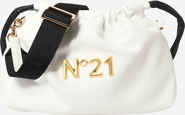 N°21 Pouch 'Eva' in White: front