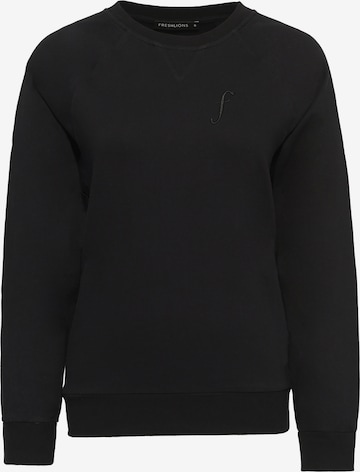 FRESHLIONS Oversized Sweater in Black: front