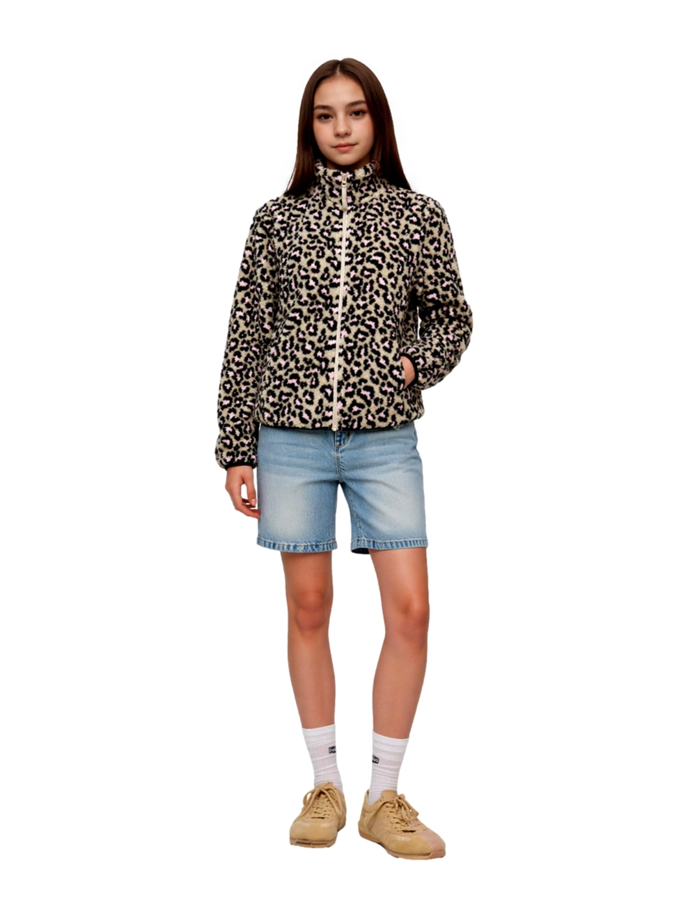 ONLY PLAY - Chaqueta polar 'ONPDREW' en marrón